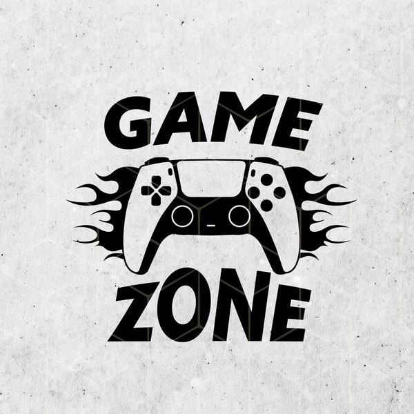 Game Zone svg, PS5 GAME CONTROLLER SVG - Gamer Svg, Video Games Svg, Cricut Cut File, Gaming room svg , Console Gamer Svg, Gamer Clipart