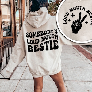 Iemands luide mond Bestie SVG & PNG | Iemand's, Bestie, Golvende letters, Trending | Sublimatie, bestand knippen | Digitale download twee ontwerpen