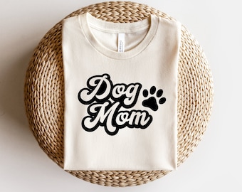 Dog Mom SVG: Dog Lover T-Shirt Design (Digital Download)