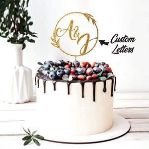 Topper per torta nuziale personalizzato SVG, lettere personalizzate Cake Topper Svg, topper monogramma personalizzato, decorazione per feste, QUALSIASI NOME, qualsiasi numero