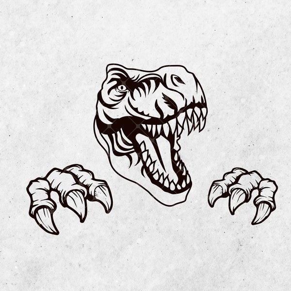 T-rex SVG files for cricut, Tyrannosaurus rex PNG, Trex Tyrannosaurus Rex vector files, Dinosaur cut files,  print T-shirt instant files