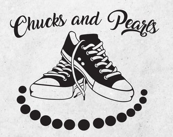 chucks and pearls moletom com capuz