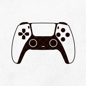 Manette de jeu SVG - Gamer Svg, jeux vidéo Svg, fichier de coupe Cricut, Gaming Svg, Console Gamer Svg, Svg de la manette, Clipart Gamer