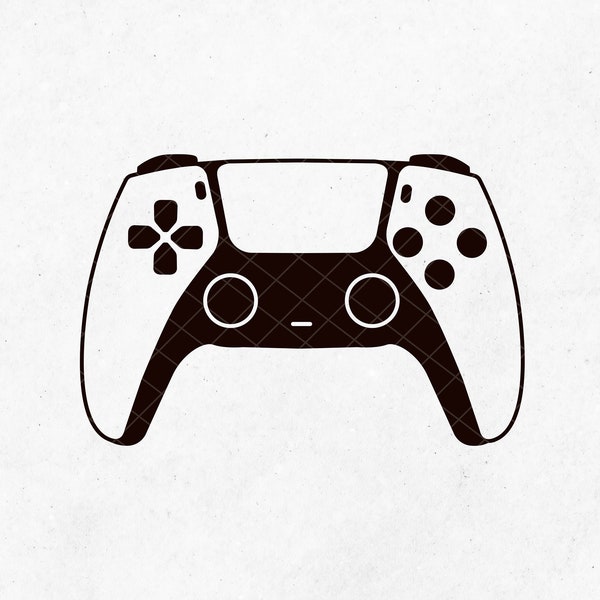 PS5 GAME CONTROLLER SVG - Gamer Svg, Video Games Svg, Cricut Cut File, Gaming Svg, Console Gamer Svg, Hand Controller Svg, Gamer Clipart