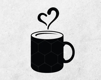 Free Free 259 Coffee Cup With Heart Steam Svg SVG PNG EPS DXF File