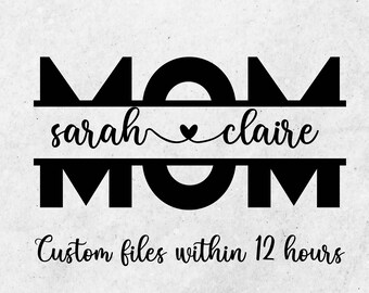 Download Svg Files Svg Cricut Silhouette 014 Custom Names Sign Custom Established Sign Custom Mom Sign Custom Mom Svg Custom Established Mom Svg Digital Drawing Illustration Safarni Org