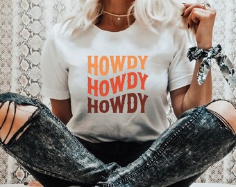 Howdy Western SVG Files: Boho Cowgirl, Cricut & Silhouette (Digital Download)