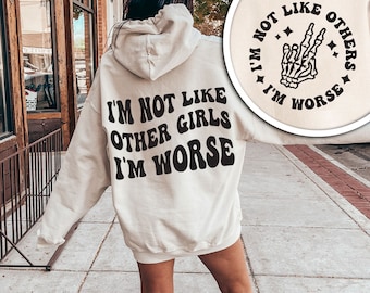 Sarcastic Girl SVG: I'm Not Like Other Girls, Sassy PNG (Cricut Files)