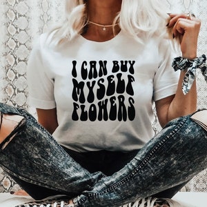 Puedo comprarme flores SVG, diseño de camisa DIY, joder amor, descarga instantánea, diseño de sublimación, archivos svg de moda para máquinas de corte