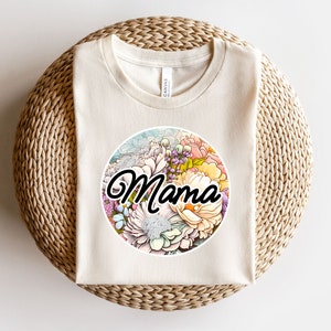 Maman PNG, sublimation Png, fleur mama Png, maman rétro Png, conception par sublimation, maman Png, conception de chemise de maman, fête des mères, téléchargement immédiat