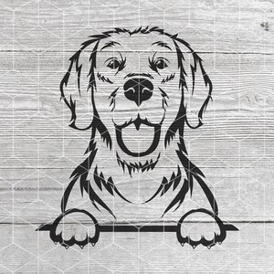 Golden Retriever SVG: Dog Breed Cut File for Cricut (Digital Download)