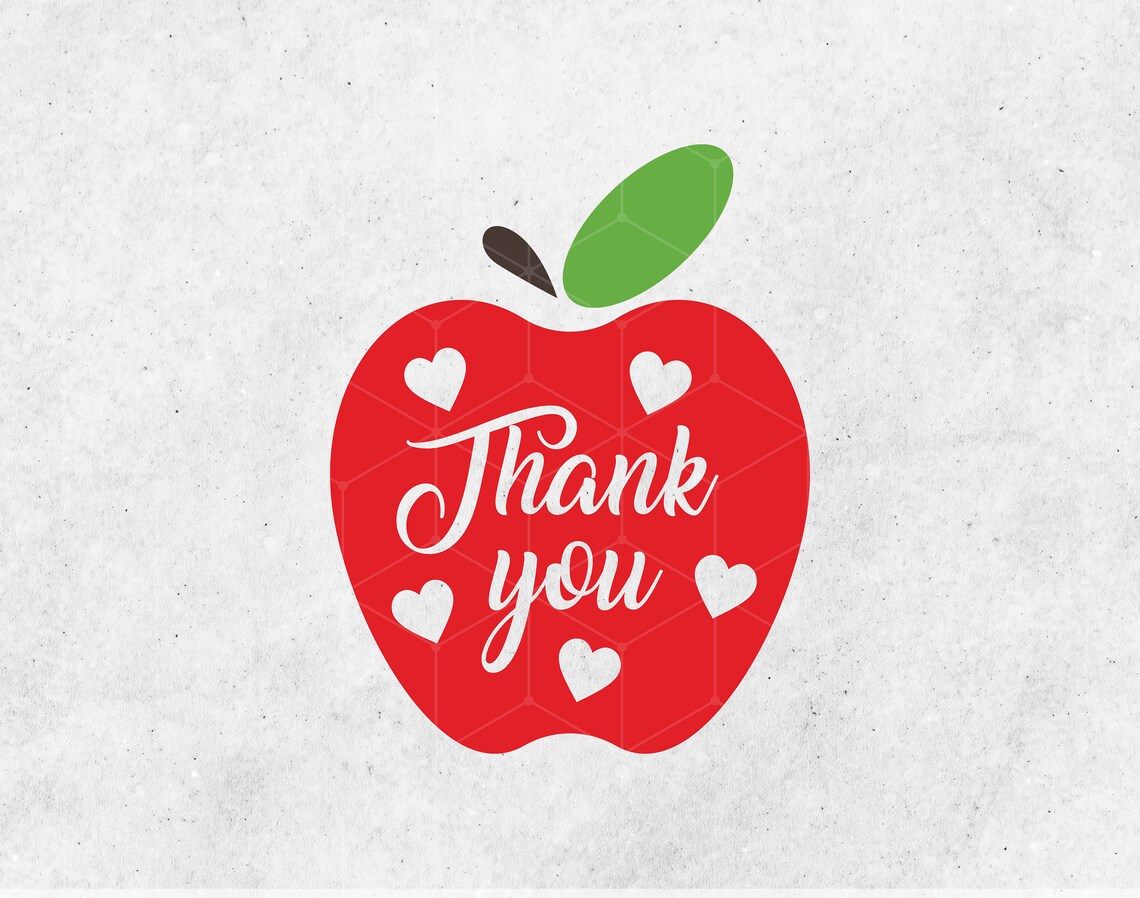 Download Teacher apple svg / Teacher svg / Teacher Thank You svg / | Etsy