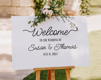 Custom Welcome sign svg, Wedding svg, Custom names wedding date sign, Wedding decoration SVG ,PNG,  PDF instant download, Wedding sign svg,