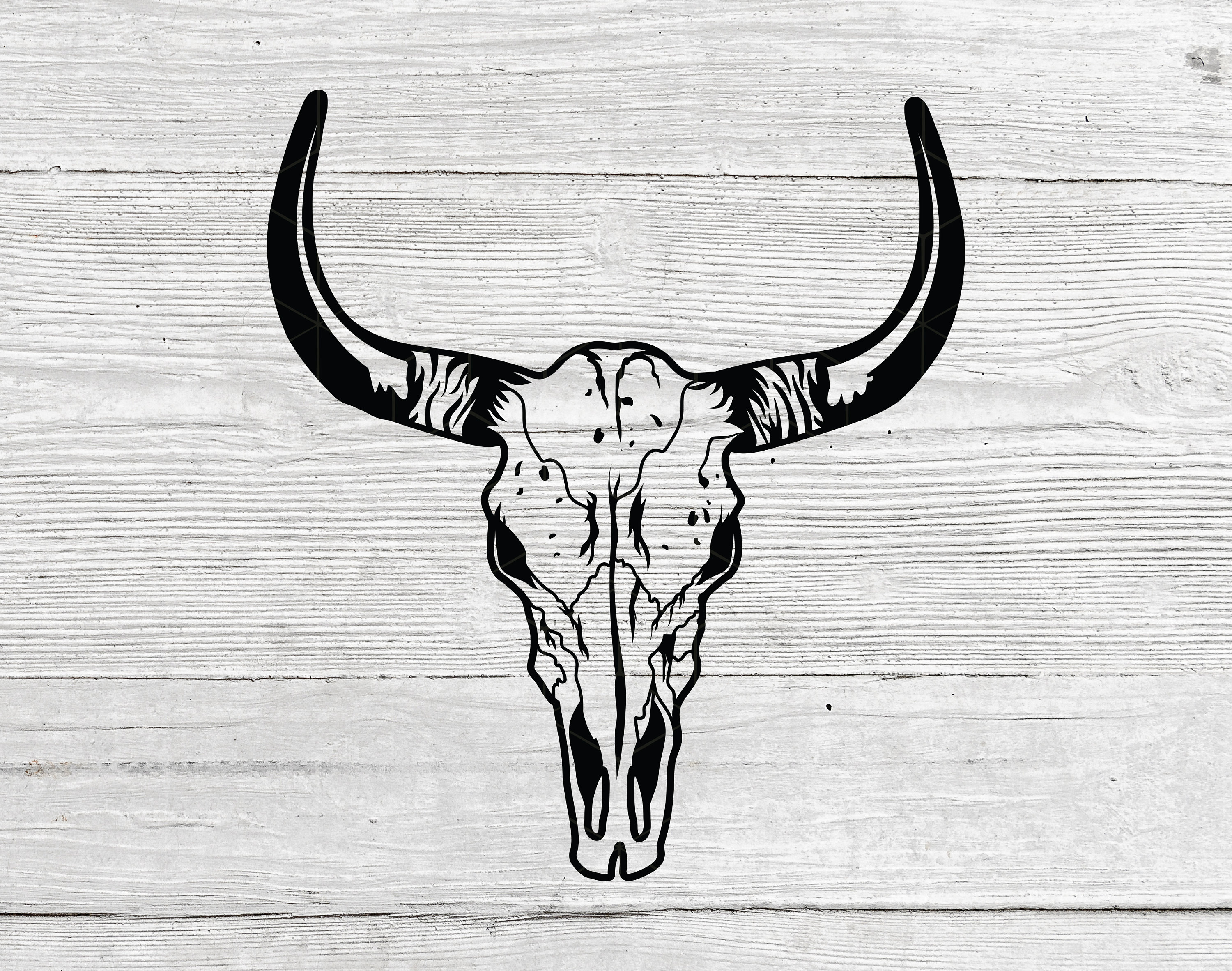 Bull Head Tattoo - Etsy