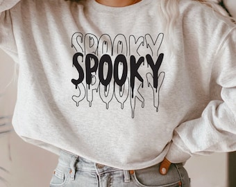 Spooky Halloween Shirt SVG: Ghost Trick or Treat Files (Digital Download)