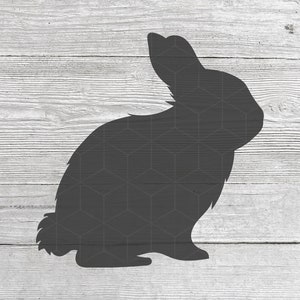 Osterhase SVG, Hase Silhouette Ostern SVG, DIY Hase, süße Hase SVG, Silhouette geschnitten Datei, Ostern Hase Silhouette, Junge Mädchen Ostern