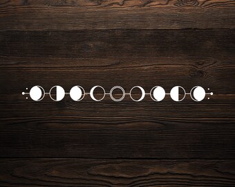 Moon phases svg files for crciut, celestial moon, orb svg, moon phase, SVG, PDF, digital download, moon art, moon phases svg cutting file
