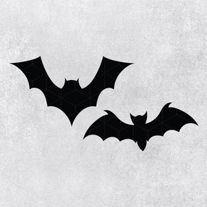 Bats SVG - Halloween Clipart - Flying Bats - Digital Download - Cricut - Silhouette Cut File, Bats Halloween decoration Eps, Pdf, Svg, Png