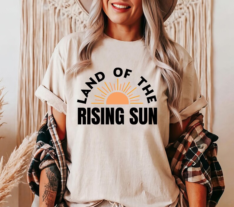 With Every Rising Sun Svg Land of the Rising Sun SVG: Summer Cut File (digital Download) - Etsy