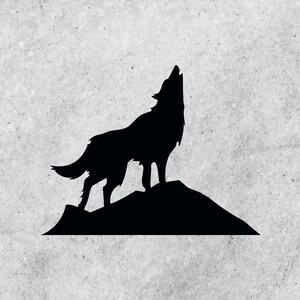Howling wolf files,Wolf digital download file, Cricut cut files ,SVG PNG PDF Eps, Howling Wolf cut file, wolf Howl print file ,easy download