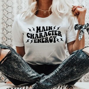 Personagem principal Energy SVG - Motivação positiva, boas vibrações, sublimação PNG para camiseta, Tumblr, moletom - Cricut DIY, silhueta
