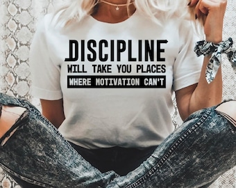 Entrepreneur Discipline Quote SVG: Motivational T-Shirt Design (Digital Download)