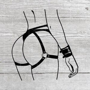 Donne sexy/Silhouette donna/Bondage Svg/Ragazza sexy BDSM/Svg erotico/Spogliarellista SVG/Clipart ragazza sexy/Stile bondage per ragazze/Sesso SVG
