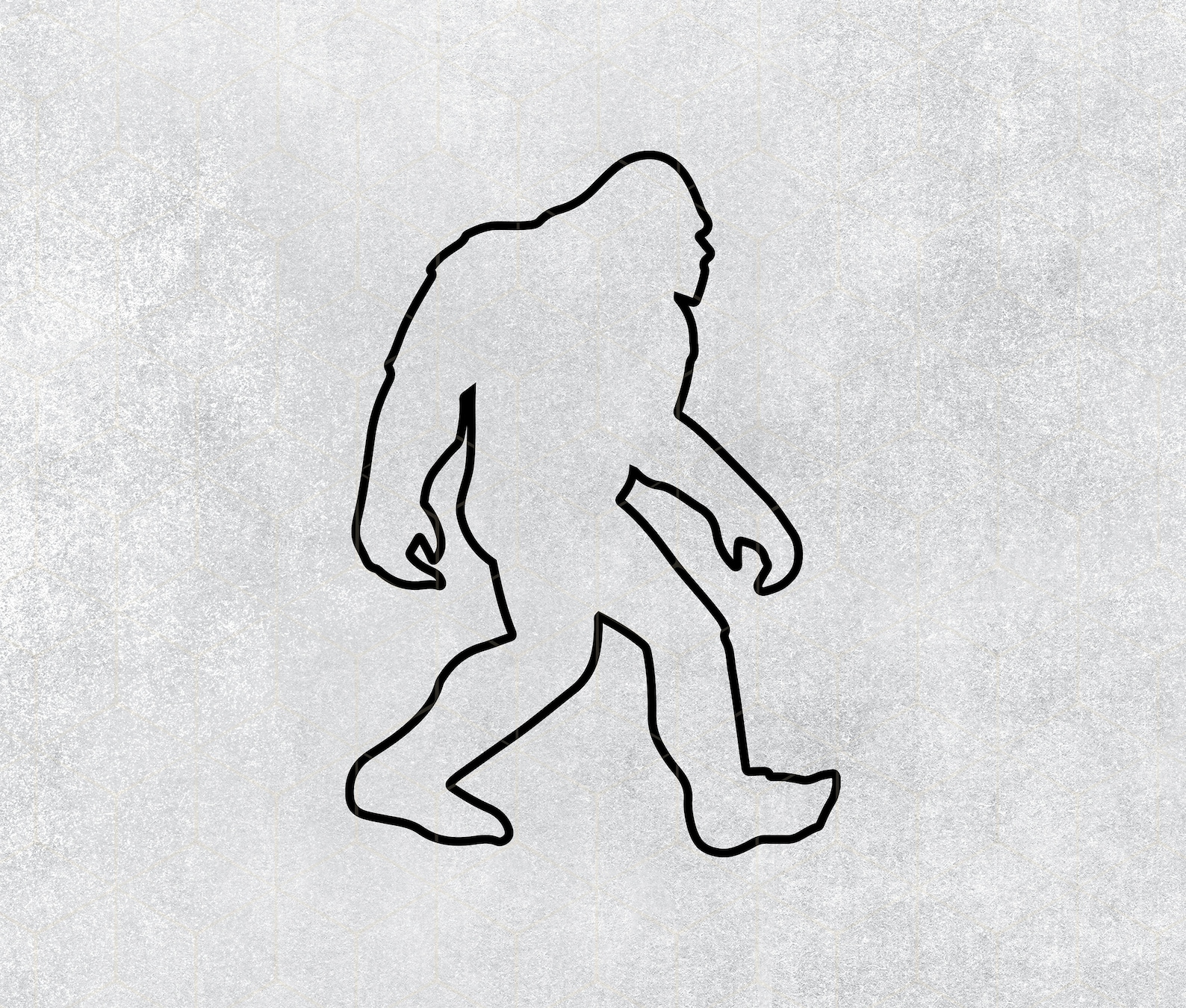 Bigfoot Outline SVG Png Ai Eps Files For Auto and Vinyl Etsy Bigfoot Outline SVG Png Ai Eps Files For Auto and Vinyl Etsy