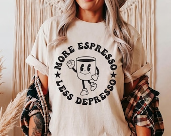 Espresso Depresso SVG: Coffee Shirt Design, Mom Life (Digital Download)