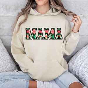Maman aztèque PNG en téléchargement numérique | PNG occidentaux| Motif aztèque | Téléchargement numérique instantané Cowgirl, police Mama University