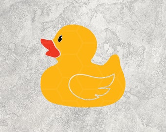 Quietscheentchen SVG: Bade Spielzeug Clipart für Cricut (Digitale Datei)
