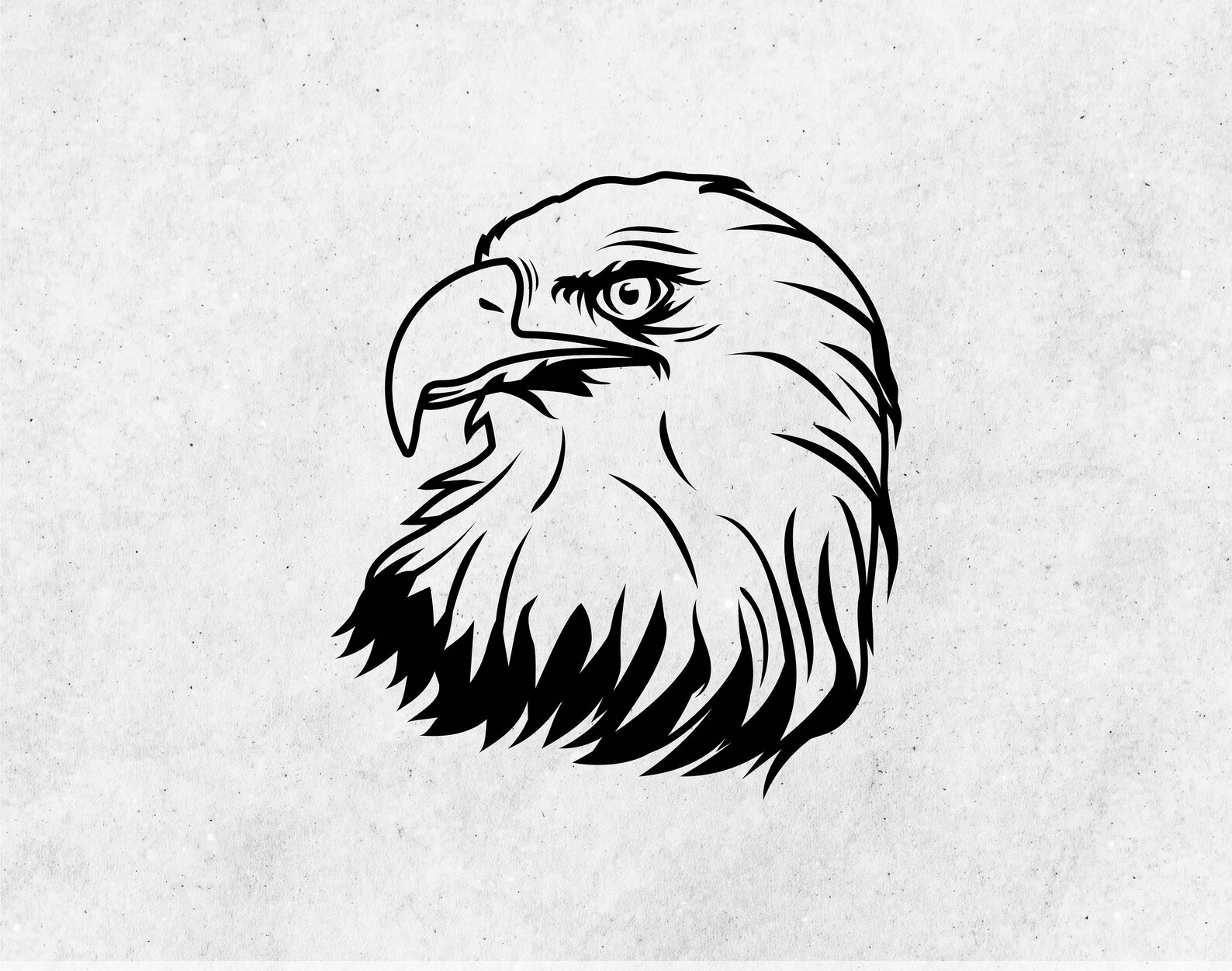 Eagle SVG, Bald Eagle American Bird Head, Eagle Face, Eagle Cut Files ...