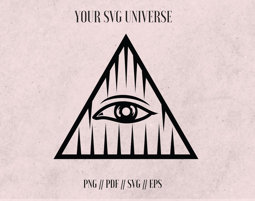 All Seeing Eye Vector Files,instant Digital Download Evil Eye Cut File ...