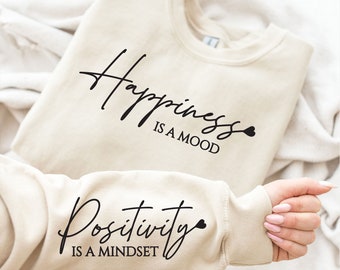 Positividade SVG: Felicidade, Empoderamento, Clipart Motivacional (Download Digital)