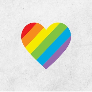 Rainbow Heart svg files for cricut, rainbow vector, rainbow cut file, Rainbow heart Clipart, cut file, silhouette cameo file, SVG cut files