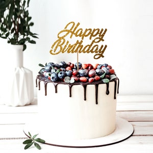 Personalized Birthday Cake Topper SVG: Custom Name, DIY Party Decor (Digital File)