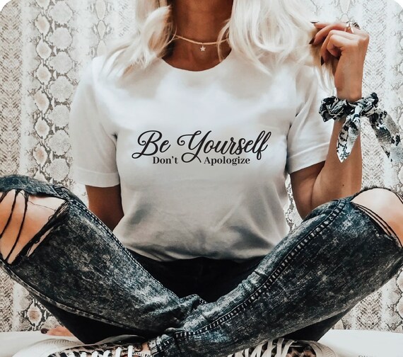 Be Yourself SVG: Boho Self-Love Shirt Design (Digital Download)