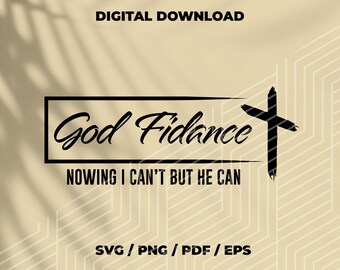 Godfidence SVG: Christian Shirt Design, Cricut Cut File (Digital Download)