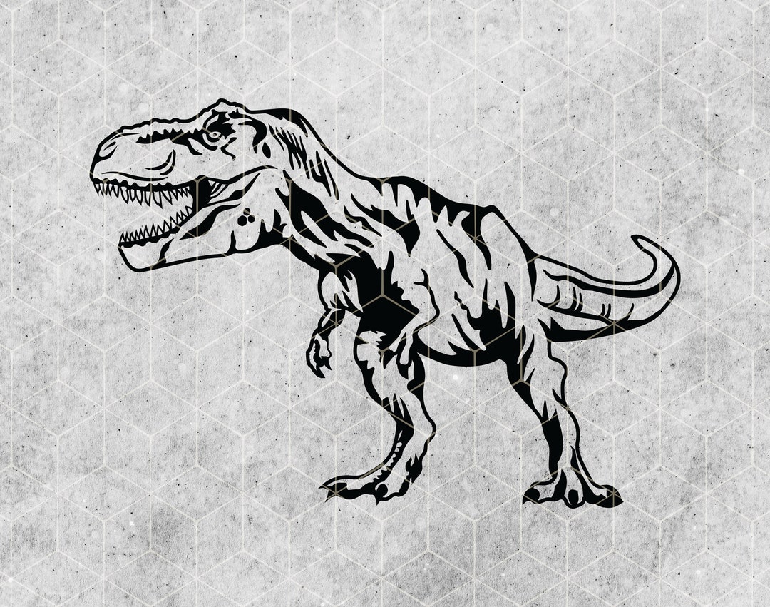 Tyrannosaurus Rex Svg, Trex Svg Files for Cricut, Trex Tyrannosaurus