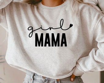 Meisje Mama SVG PNG | Krans moeder shirt SVG | Moederdagcadeau voor planten | Meisje mama | Bestand knippen voor Cricut, sublimatie, eenvoudige digitale download