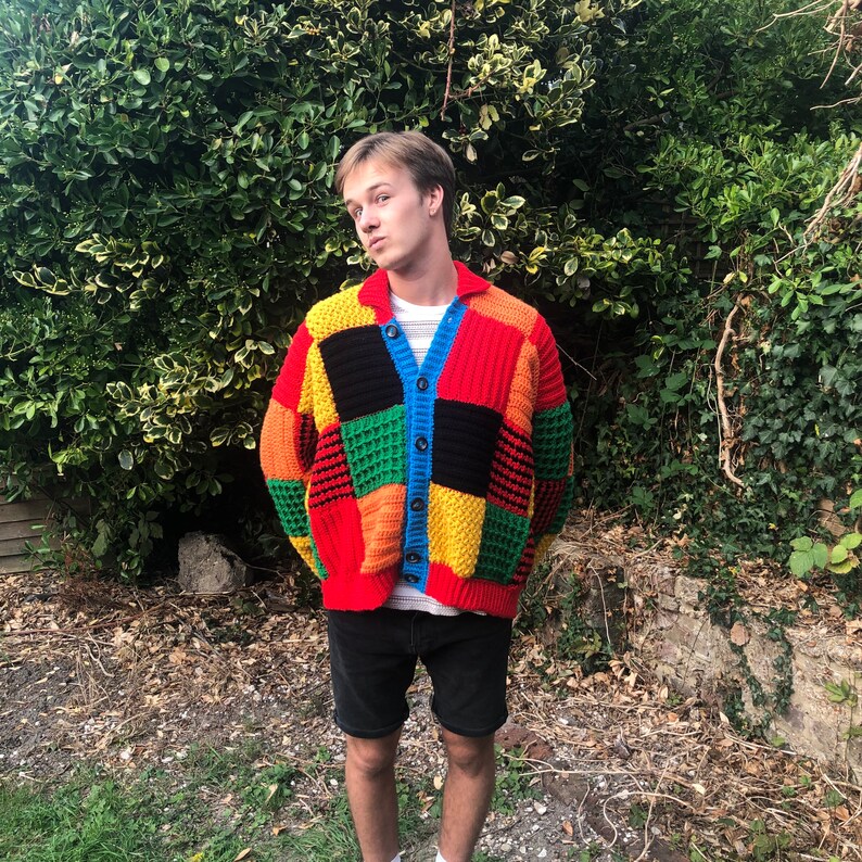 Crochet Harry Styles Cardigan | Etsy