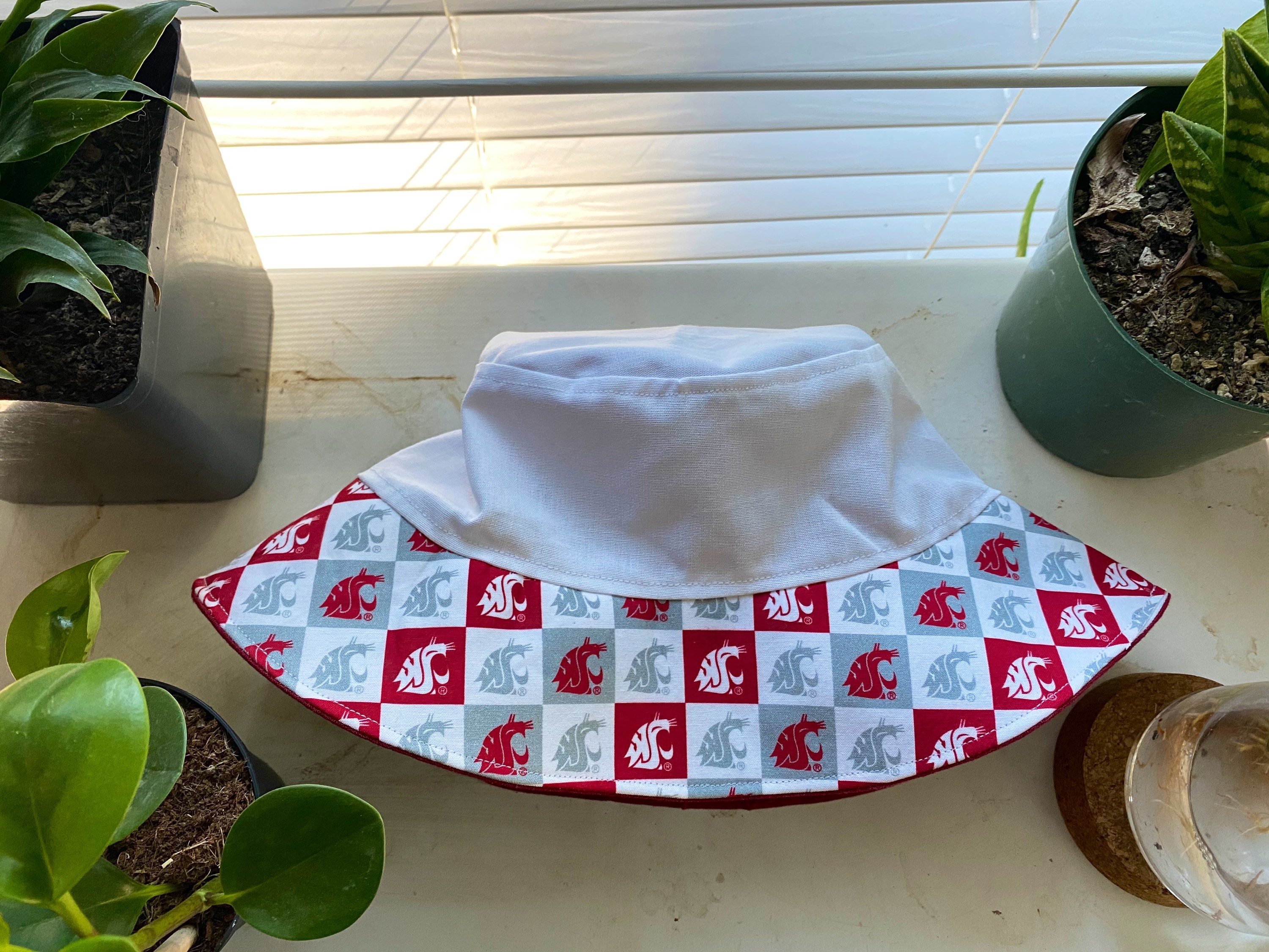 Bucket Hat made w/ upcycled materials Etsy