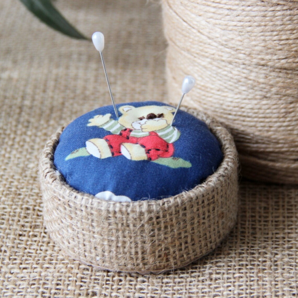 Bear pincushion Animal pin cushions handmade Cute pin Etsy