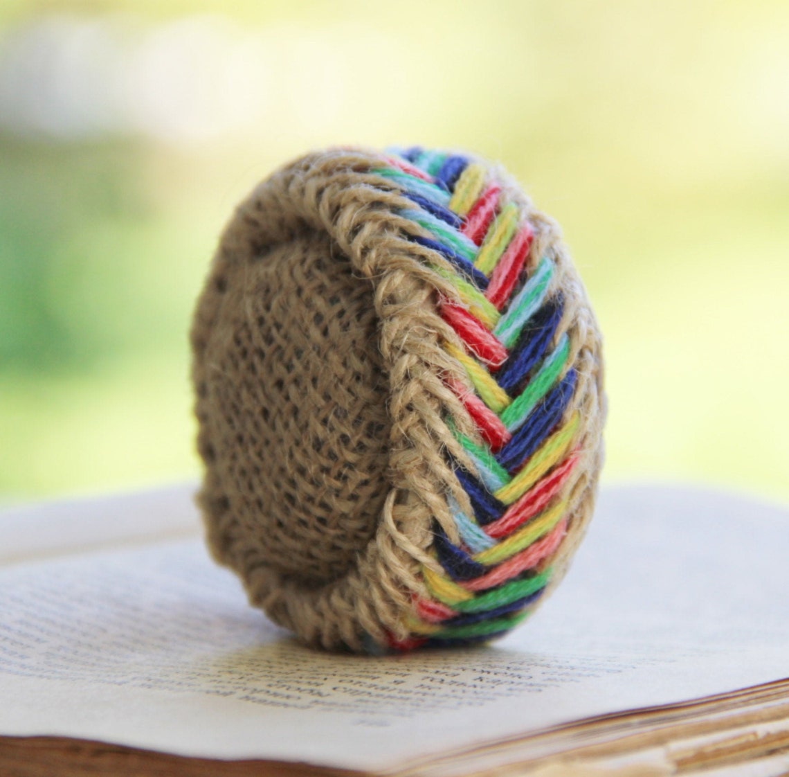 Emery pin cushions handmade Rainbow pin cushion Etsy