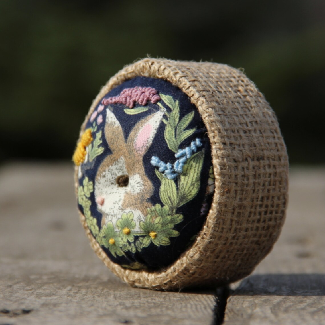 Rabbit pin cushion handmade Cute pincushion bunny Hare Etsy