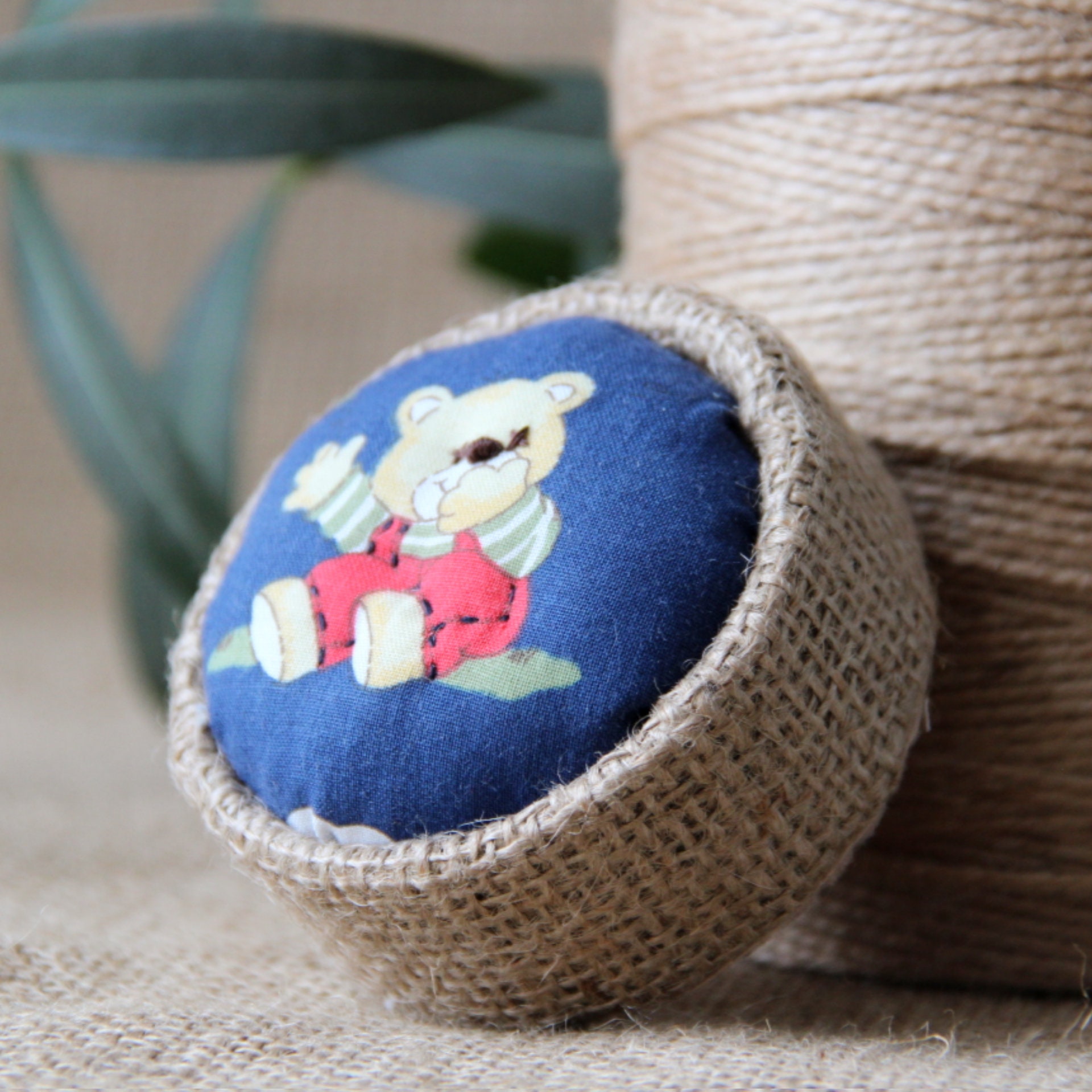 Bear pincushion Animal pin cushions handmade Cute pin Etsy