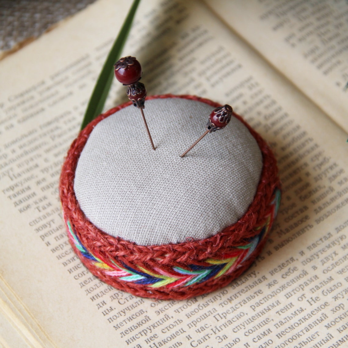 Mexican unique pin cushions Handmade pincushion copper and Etsy