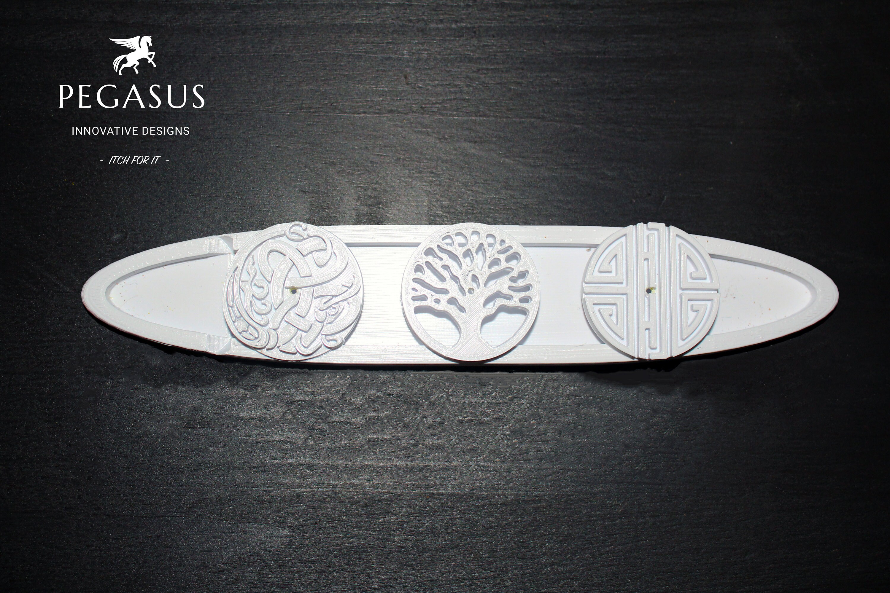 3D Printed Incense Holder FREE Personalised Discs Meditation Tree of