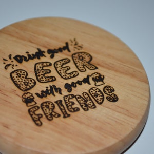 Personalised Wooden Bottle Opener Fridge Magnet | Home Decor | Beer Opener | Wooden Magnet | Custom Design Your Own