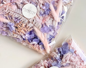 BAG of PRINCESS Garden Party Confetti Dried Preserved Flowers Floral | DIY Natural Arrangement - great for gifts, decor, crafts,  hampers!